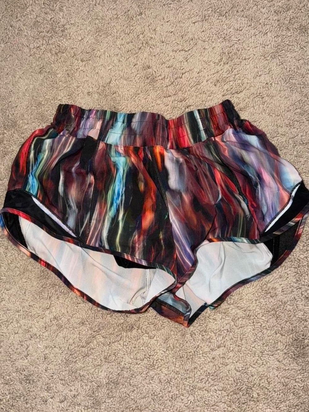 lululemon athletica Multicolor Striated Athletic Shorts